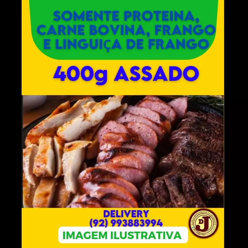 400G MISTA, CARNE/FRANGO/LINGUIÇA