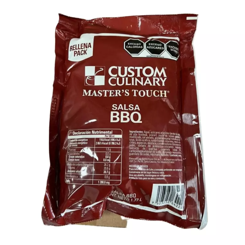 POUCH CUSTOM SALSA BBQ 2KG
