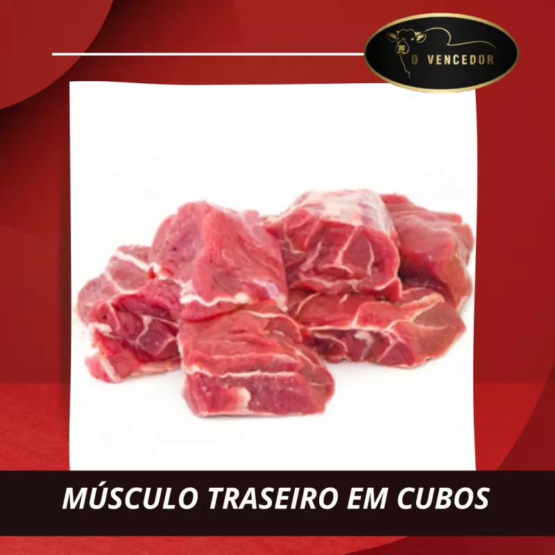 MÚSCULO TRASEIRO EM CUBOS 500G