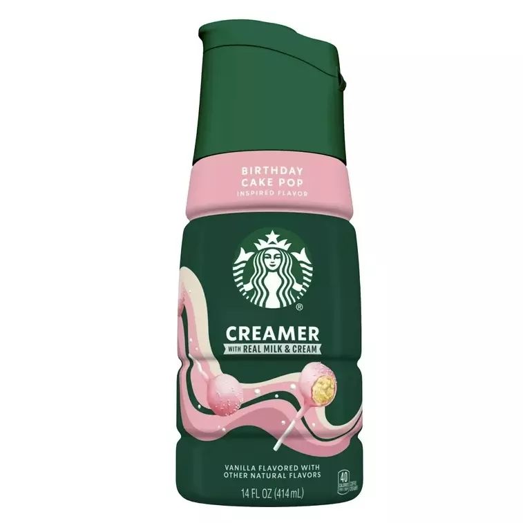 Creamer birthday cake pop 14oz