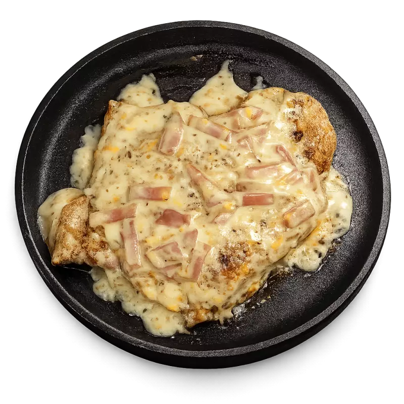 Pechuga en crema cheddar