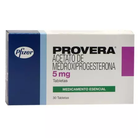 Provera 5mg 30 tabletas
