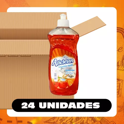 Bulto Aliclean Jabón Mandarina 350ml