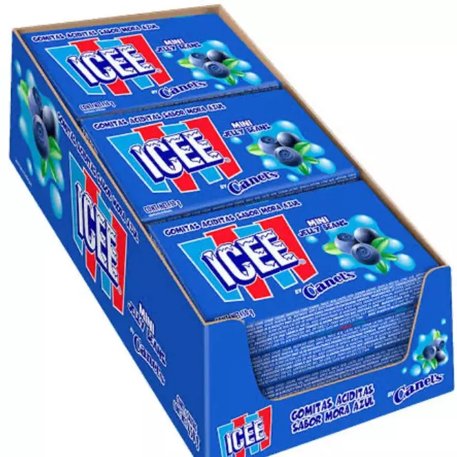 Icee mora azul x 9 unidades 50g