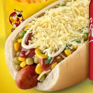 Hot dog completo 1 salsichas