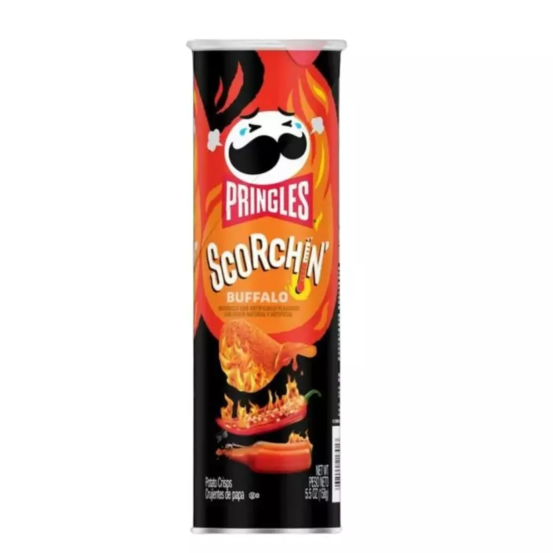 PAPAS PRINGLES SCORCHIN BUFFALO 158G