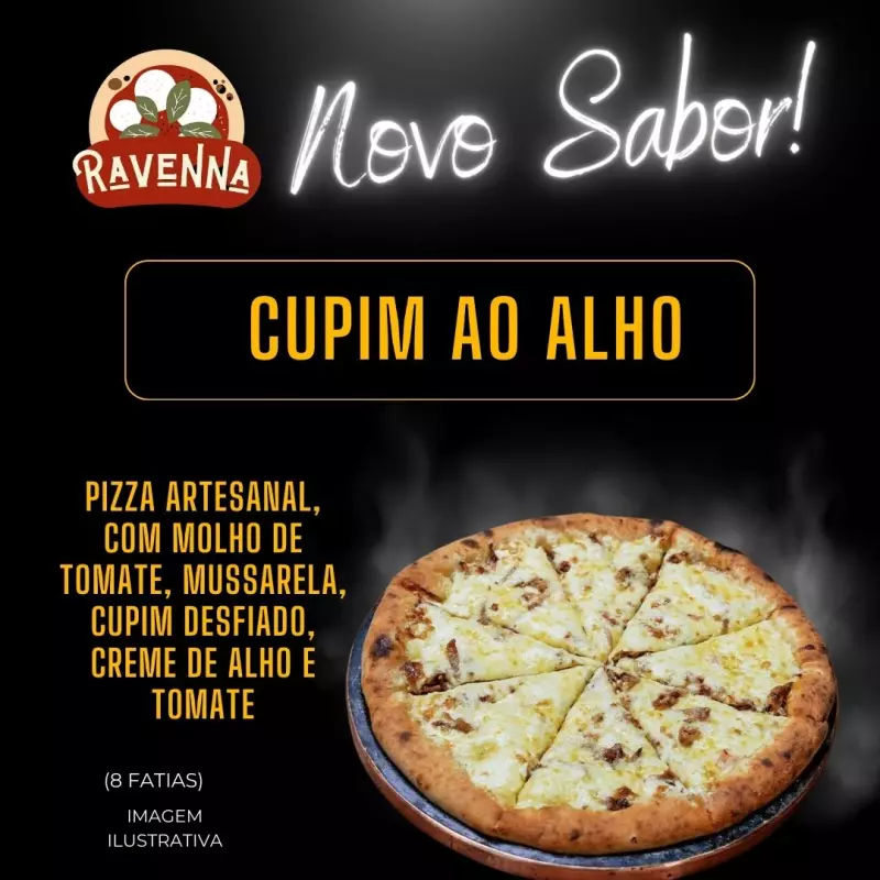 PIZZA CUPIM AO ALHO