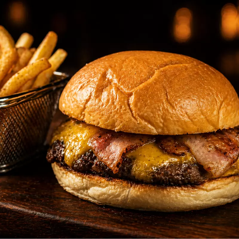 HAM CHEDDAR Y BACON