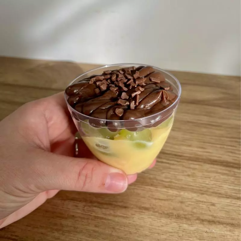 Bombom cremoso de uva