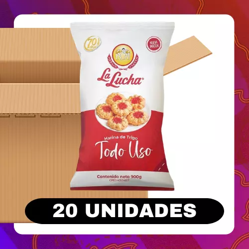 Bulto La Lucha Trigo Todo Uso 900g