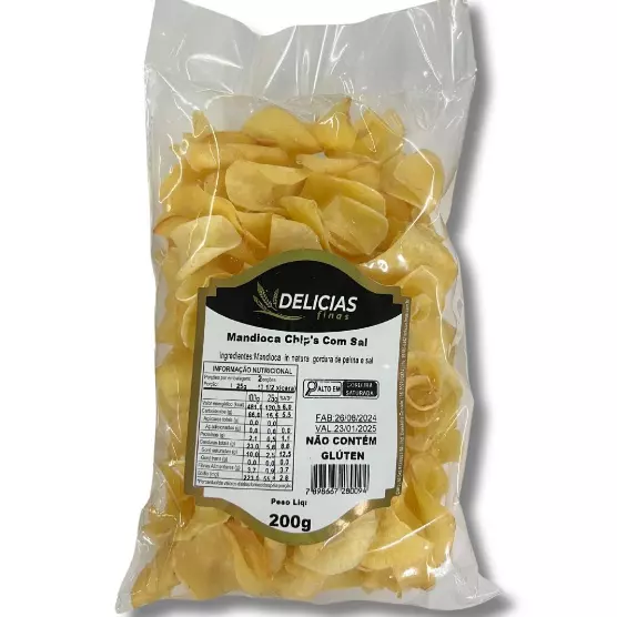 Mandioca chips Salsa e Cebola - 200g