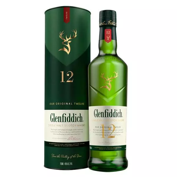 Glenfiddich 12 Años Botella 750ml