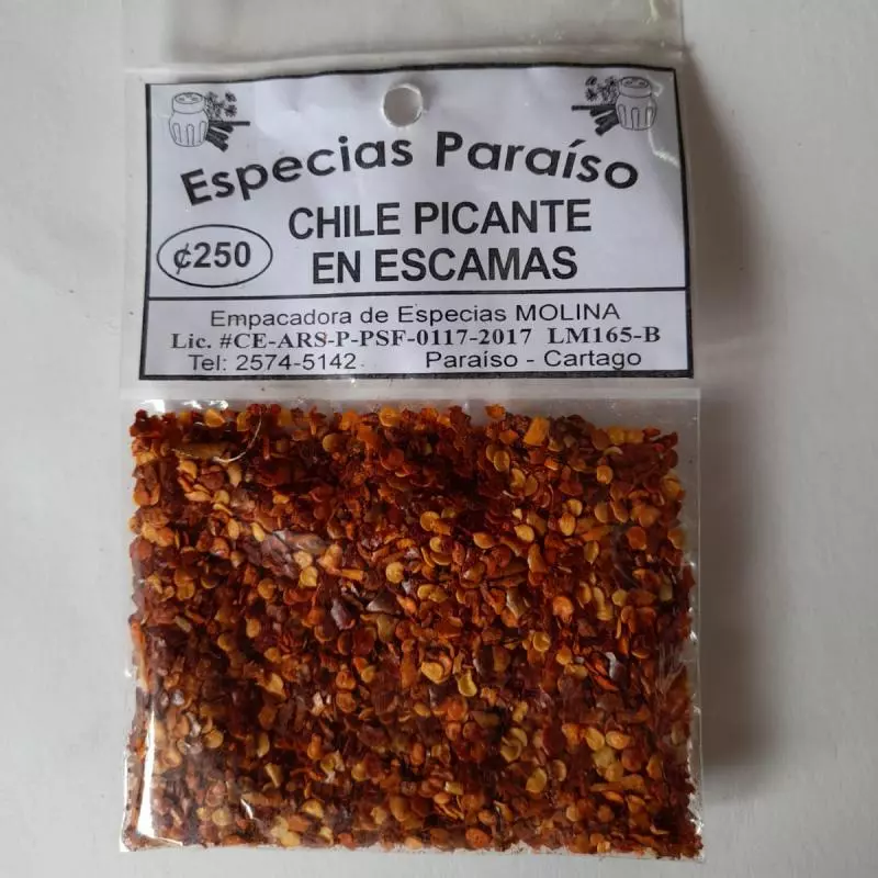 CHILE PICANTE EN ESCAMAS