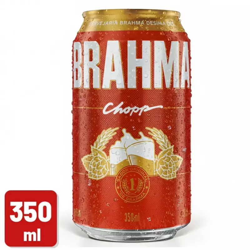 Cerveja Brahma Chopp Lata 350ml