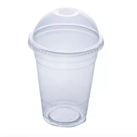 VASO PET 16 oZ C/TAPA DOMO