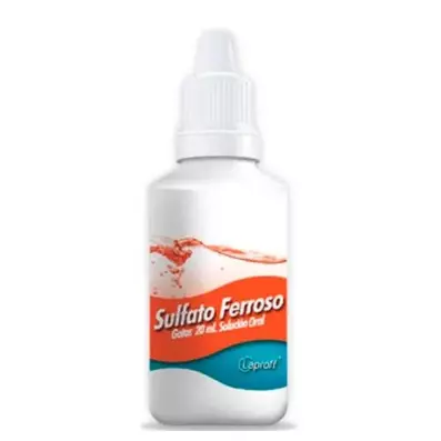 SULFATO FERROSO GOTAS 20 ML