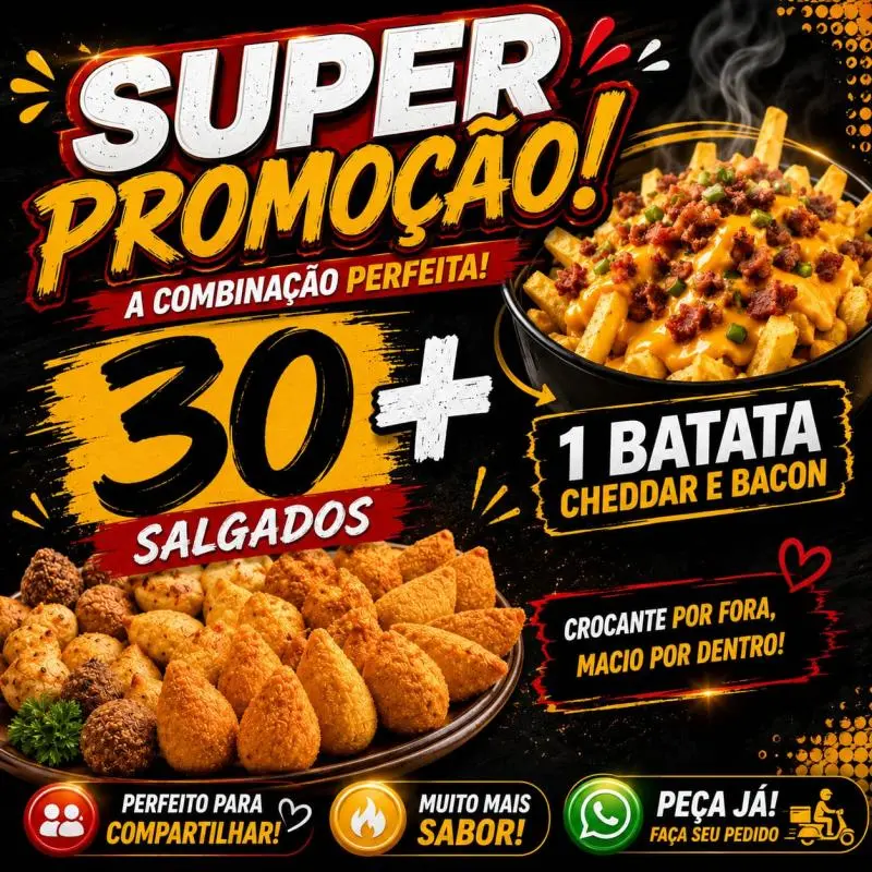 Salgados+Batata