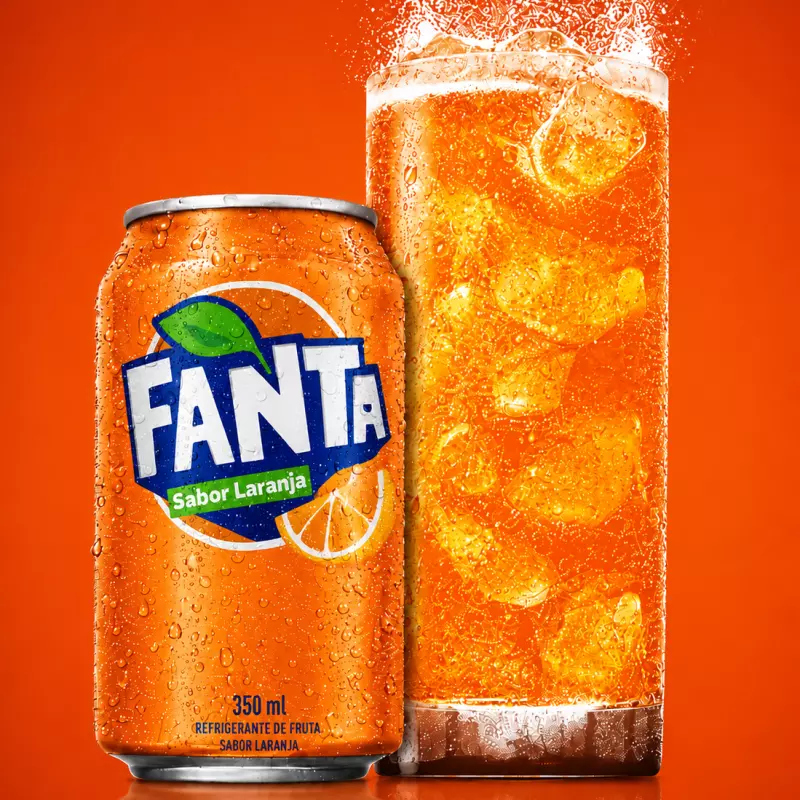 Lata Fanta Laranja 350ML