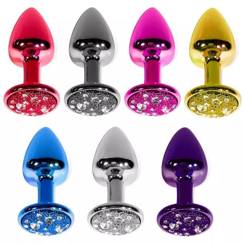 PLUG M LILAS C/ PEDRA CRAVEJADA EM STRASS