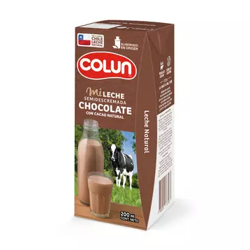 LECHE CHOCOLATE 200ML COLUN
