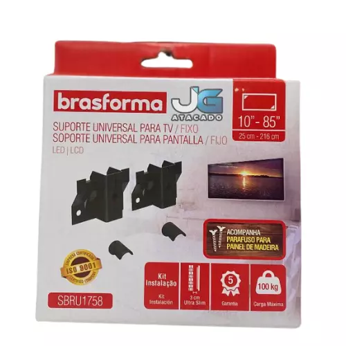 SUPORTE P/TV UNIVERSAL SBRU1758 BRAS