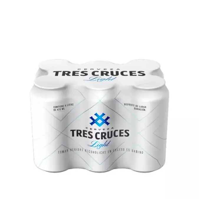 Sixpack Tres Cruces Light 473ML