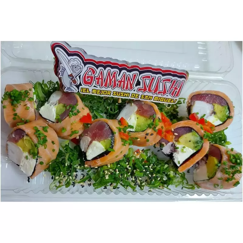 ROLL´S SIN ARROZ ENVUELTO ES SALMON