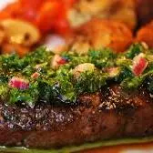 Bife de panela ao Chimic /clean food