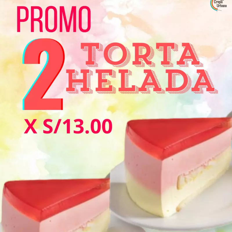 2 TORTA HELADA x S/13.00  🍰