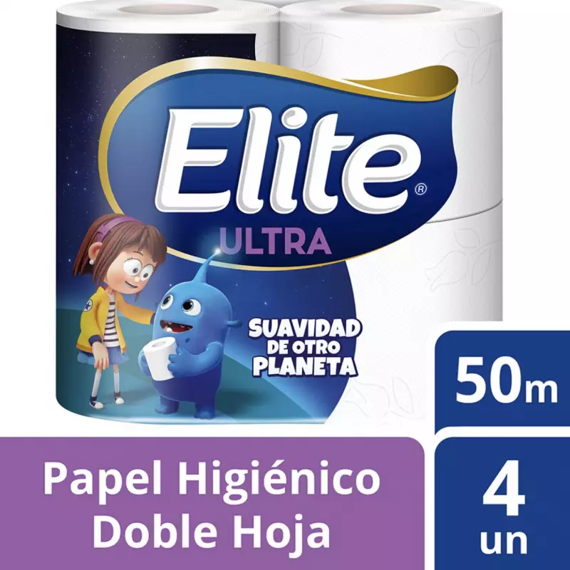 Papel higiénico elite 4 x 50mts