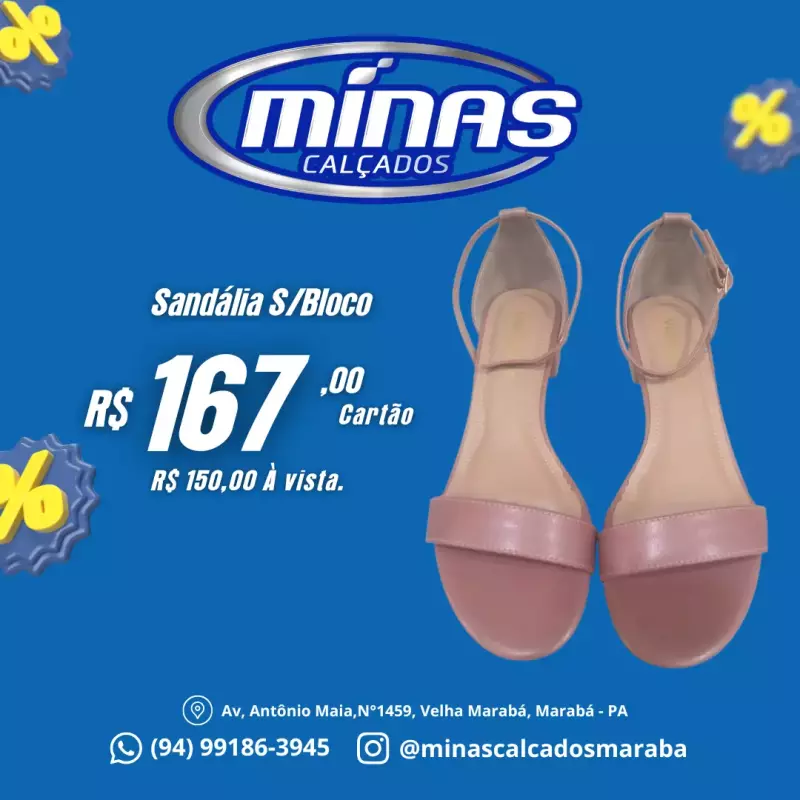 Sandália S/Bloco RF:106029