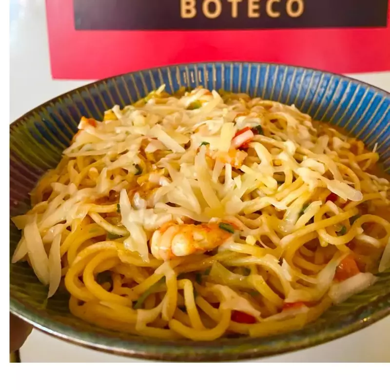 ESPAGUETE COM CAMARÃO P/ 1