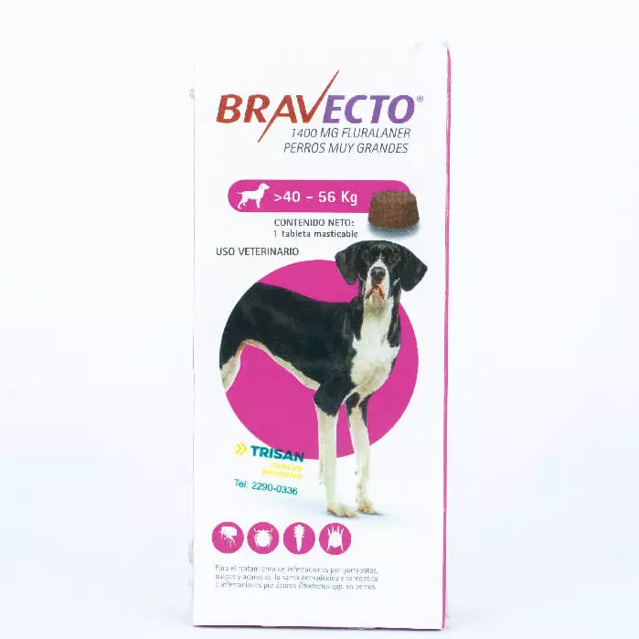Bravecto de 40 a 56 kg