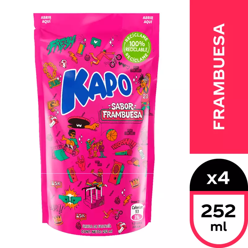 Kapo de Frambuesa 252 cc