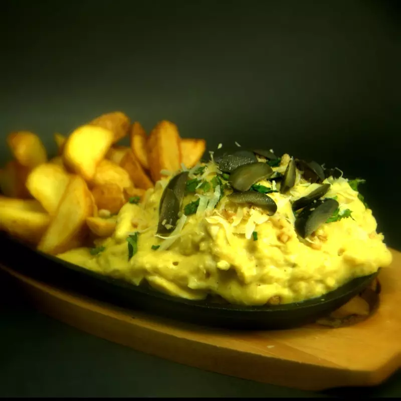 Ají de gallina o camarón