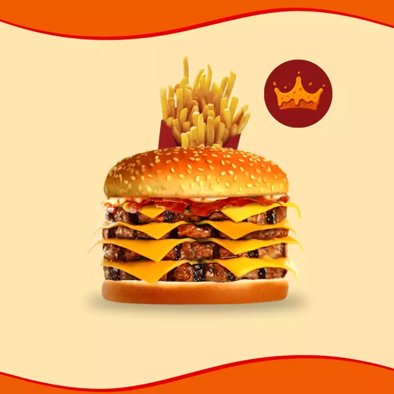 X Burguer Quarteirão + Batata