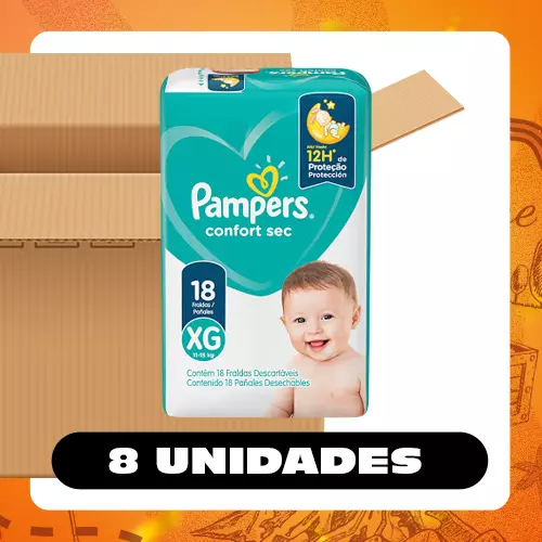 Bulto Pampers Pañales XG