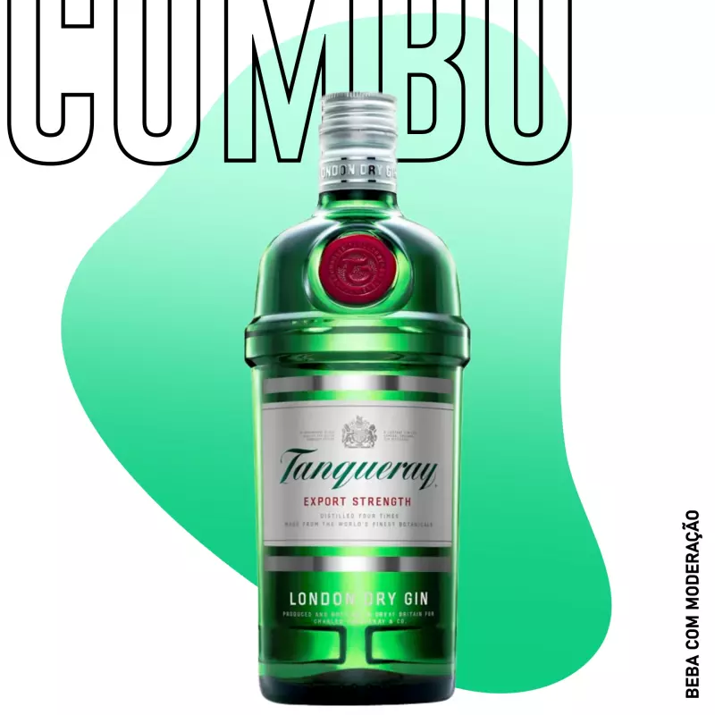 Combo Gin Tanqueray London Dry 750ml