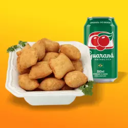 50  Coxinha Portuguesa +1 Guaraná