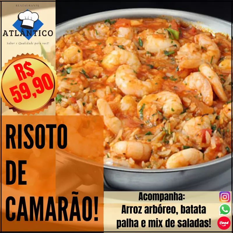 RISOTO DE CAMARÃO!