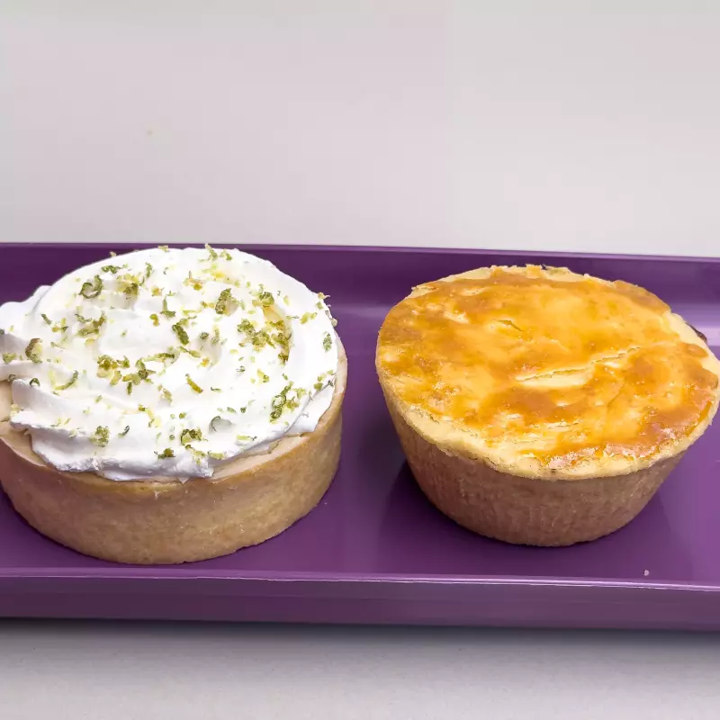 Empada de Frango + Tartelet de Limão