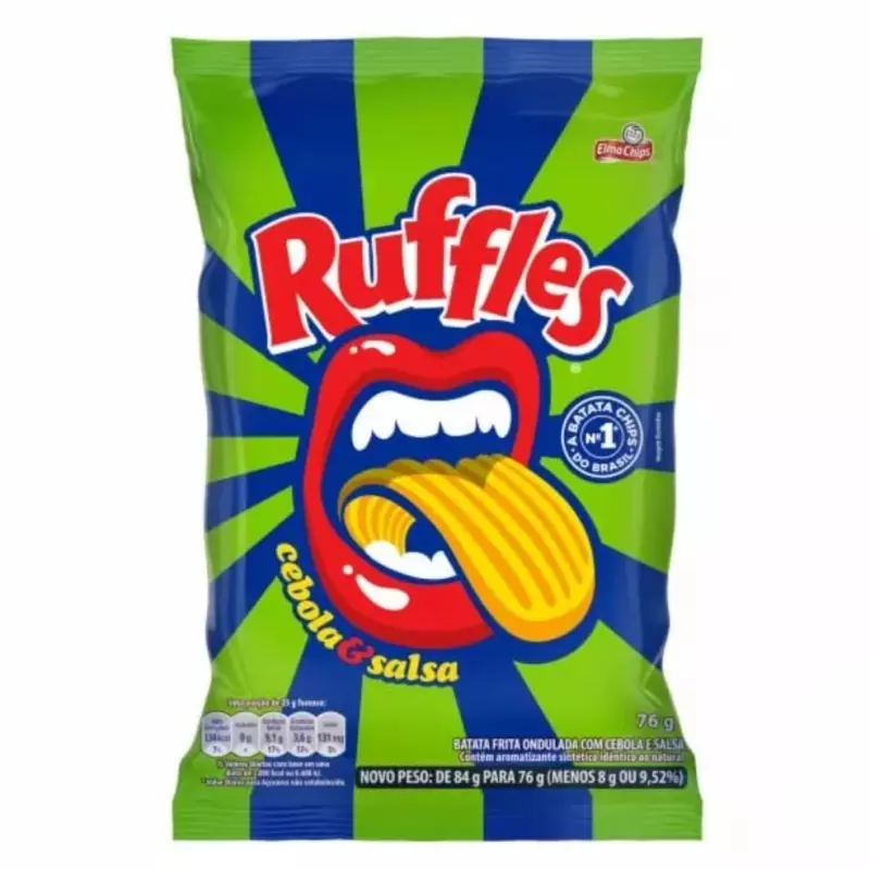 Batata Ruffles Cebola & Salsa 68g