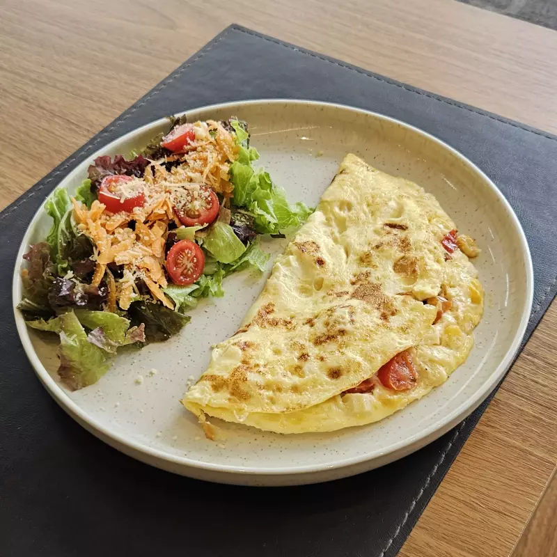 Palmito com tomate confit e milho
