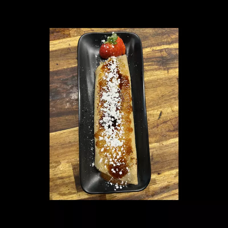 Panqueque con dulce de leche