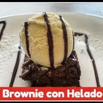 Brownie + Helado