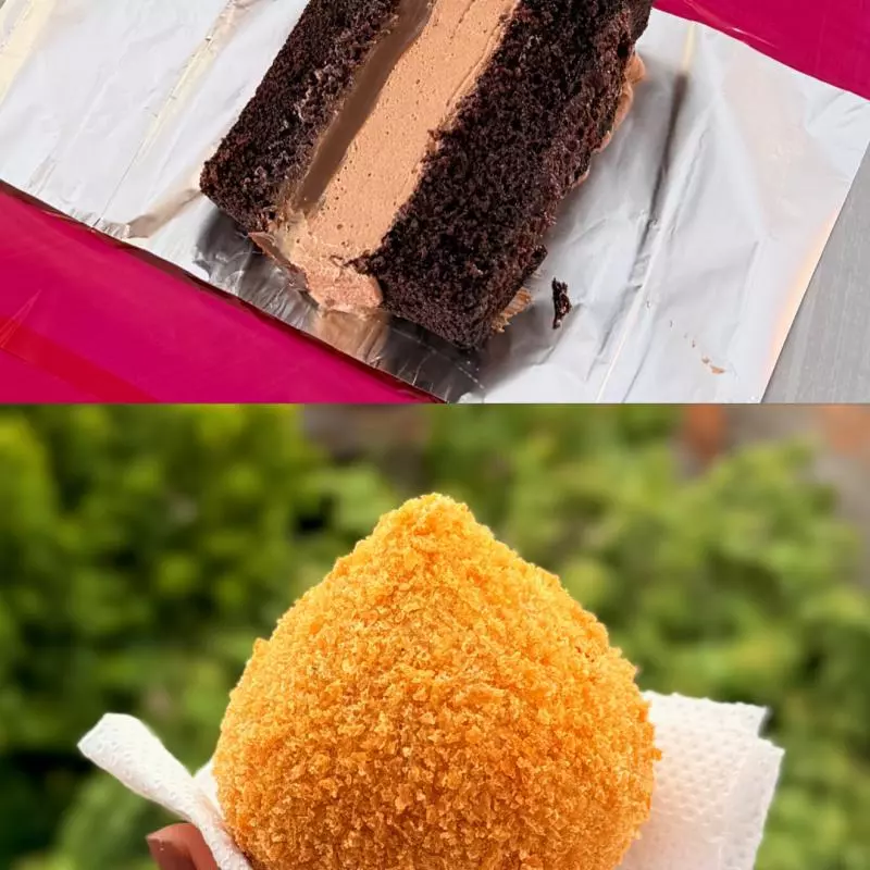 Coxinha+ bolo gelado chocomousse