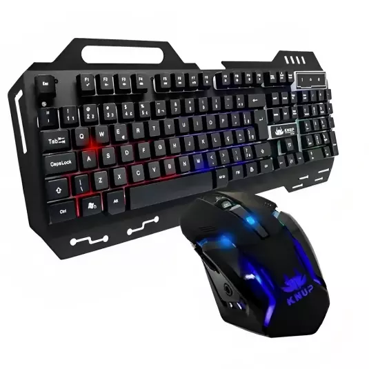 KIT TECLADO/MOUSE C/FIO KNUP KP-2054