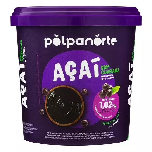 Creme de Açaí Polpanorte 1kg