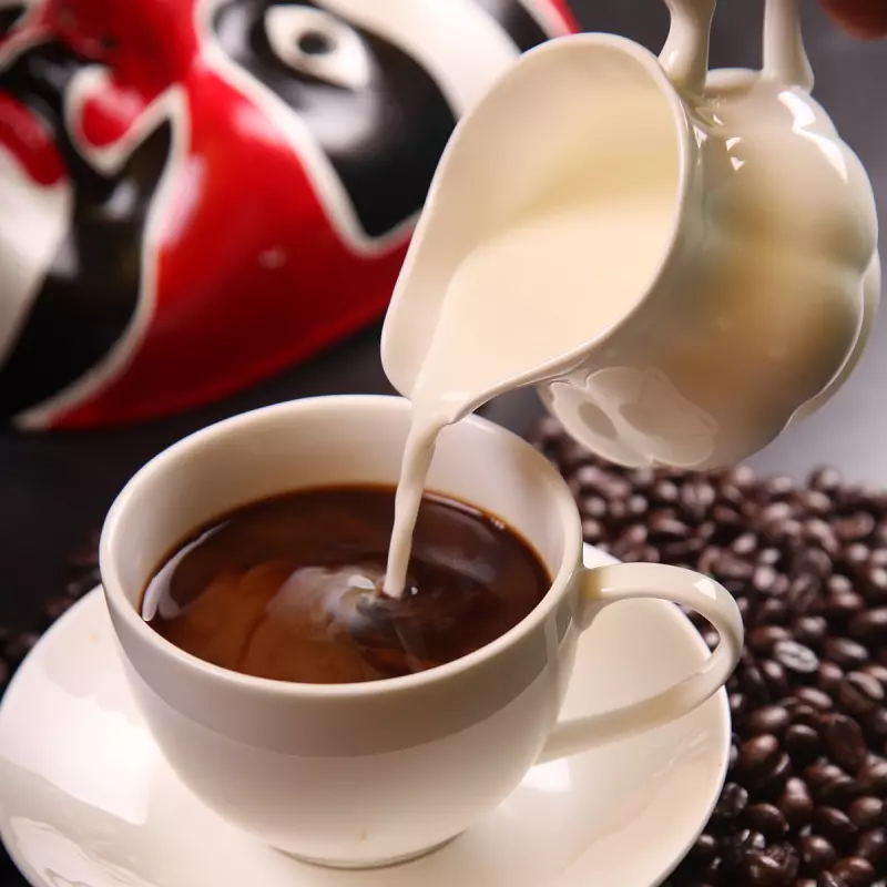 Café com leite e sem açúcar