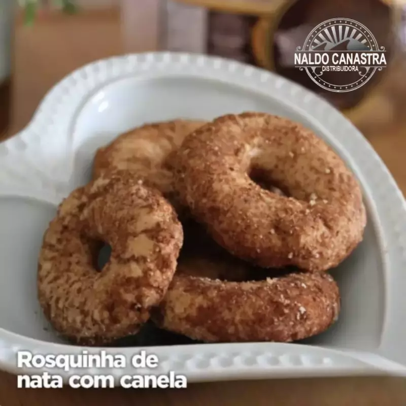 Rosquinha de Nata com Canela